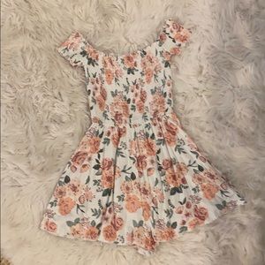Garage Off the Shoulder Floral Romper